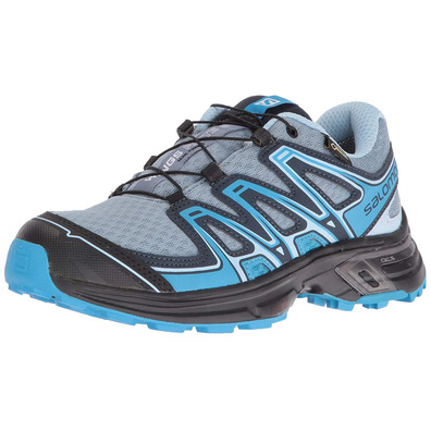 Salomon Wings Flyte 2 GTX W Sapatos Cinza / Preto / Azul