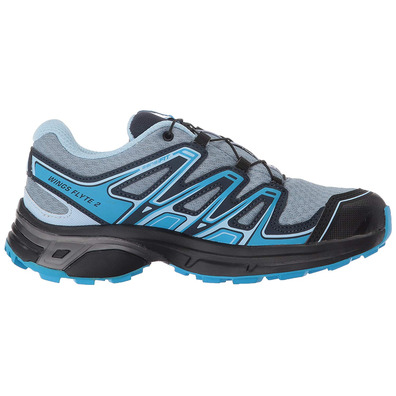 Salomon Wings Flyte 2 GTX W Sapatos Cinza / Preto / Azul