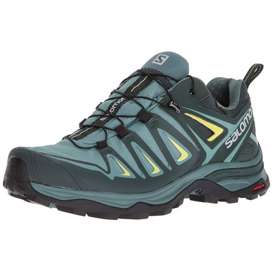 Sapatos Salomon X Ultra 3 GTX W Verde / Preto / Amarelo