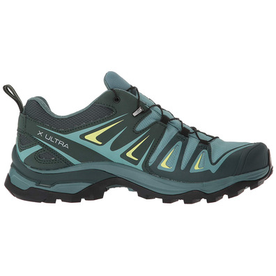 Sapatos Salomon X Ultra 3 GTX W Verde / Preto / Amarelo