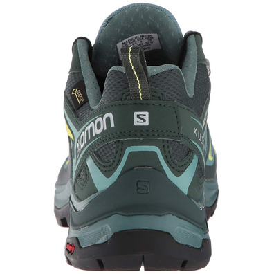 Sapatos Salomon X Ultra 3 GTX W Verde / Preto / Amarelo