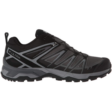 Sapatos Salomon X Ultra 3 Wide GTX Preto / Cinza