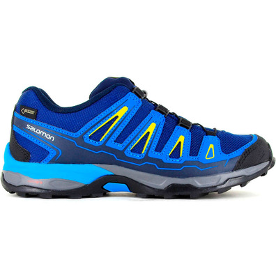 Sapatos Salomon X Ultra GTX J Marinho / Azul / Amarelo