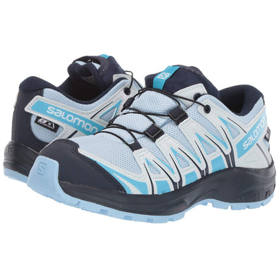 Sapatos Salomon Xa Pro 3D CSWP J azul celeste / preto