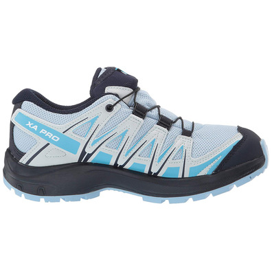 Sapatos Salomon Xa Pro 3D CSWP J azul celeste / preto