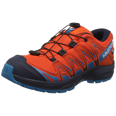 Sapatos Salomon XA PRO 3D CSWP J laranja / azul