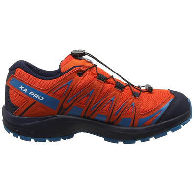 Sapatos Salomon XA PRO 3D CSWP J laranja / azul