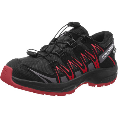 Sapatos Salomon XA PRO 3D CSWP J preto / vermelho
