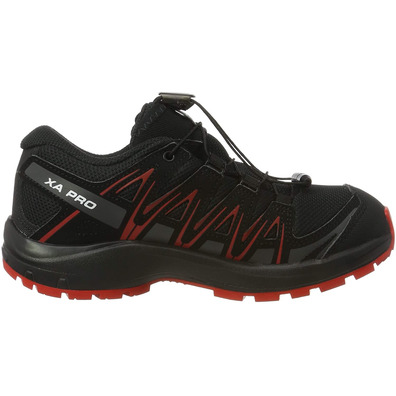 Sapatos Salomon XA PRO 3D CSWP J preto / vermelho