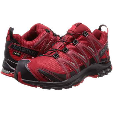 Sapatos Salomon XA PRO 3D GTX vermelho escuro / preto