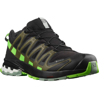 Sapatos Salomon XA PRO 3D V8 GTX Preto/Verde