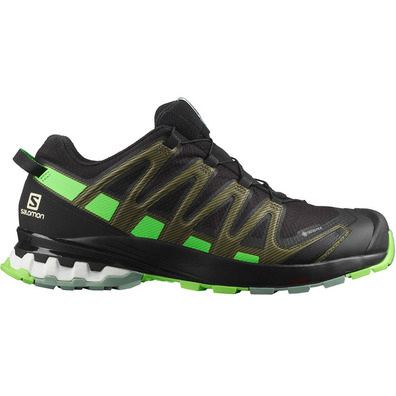 Sapatos Salomon XA PRO 3D V8 GTX Preto/Verde