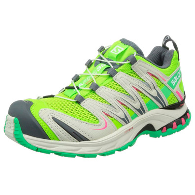 Sapatos Salomon XA PRO 3D W Verde / Cinza / Rosa