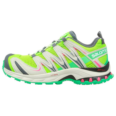 Sapatos Salomon XA PRO 3D W Verde / Cinza / Rosa