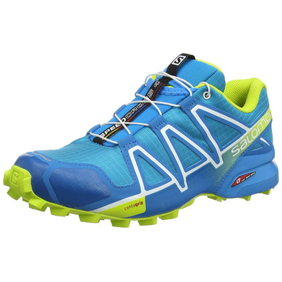 Salomon Speedcross 4 Sapatos Azul / Branco / Lima