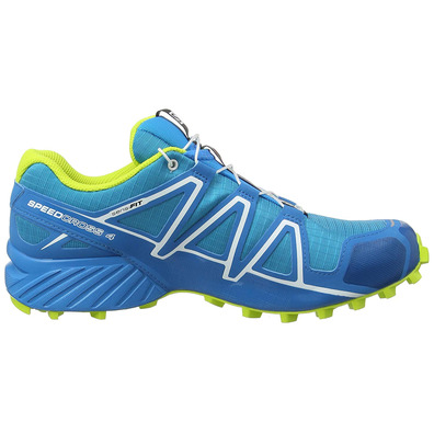 Salomon Speedcross 4 Sapatos Azul / Branco / Lima
