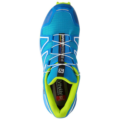 Salomon Speedcross 4 Sapatos Azul / Branco / Lima
