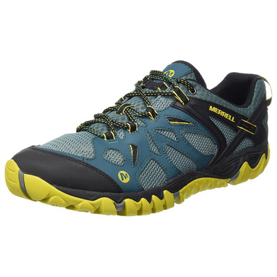 Zapato Merrell All Out Blaze Aero Sport Azul / Amarillo