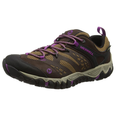 Merrell All Out Blaze Vent GTX W marrom / ocre / sapato fúcsia