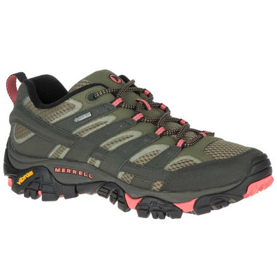 Sapato Merrell Moab 2 GTX W Olive / Coral