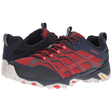 Merrell Moab Fst sapato vermelho / preto