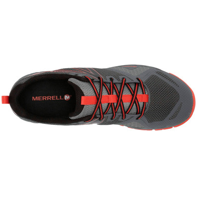 Merrell Mqm Flex sapato cinza / vermelho