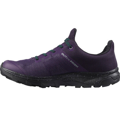 Zapato Salomon Contorno Prisma GTX W Violeta