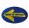 Patch bordado Arrow Camino de Santiago oval