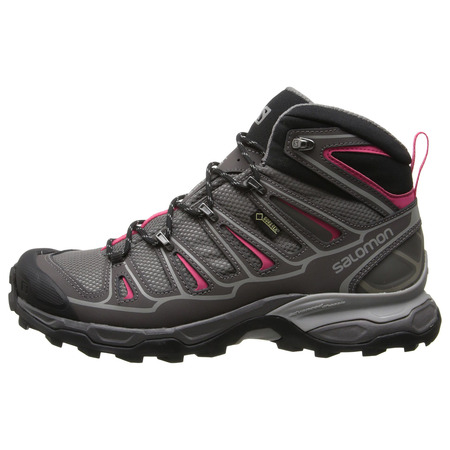 Bota Salomon X Ultra Mid 2 W GTX cinza / rosa / preta