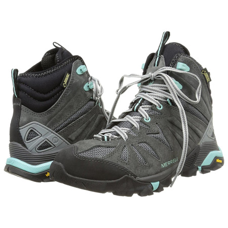 Bota Merrell Capra Mid GTX W Kaki / Negro