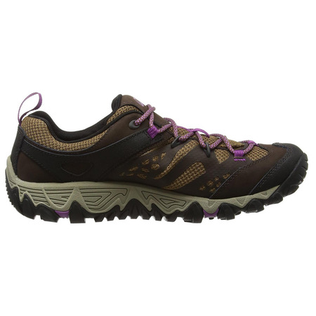 Merrell All Out Blaze Vent GTX W marrom / ocre / sapato fúcsia