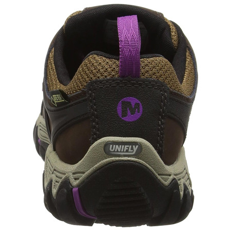Merrell All Out Blaze Vent GTX W marrom / ocre / sapato fúcsia