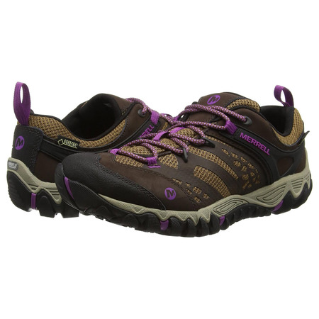 Merrell All Out Blaze Vent GTX W marrom / ocre / sapato fúcsia