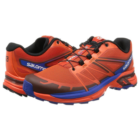 Sapato Salomon Wings Pro 2 Laranja / Azul