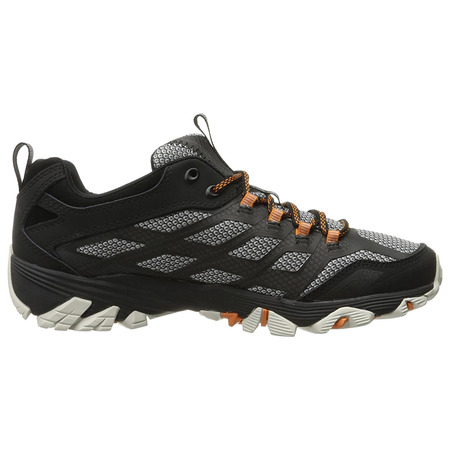 Merrell Moab Fst sapato preto / cinza / laranja