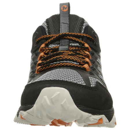 Merrell Moab Fst sapato preto / cinza / laranja