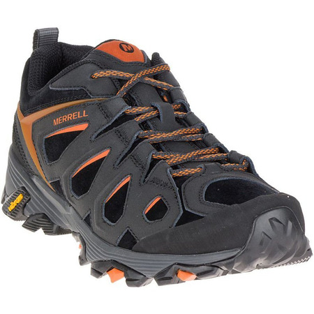 Merrell Moab FST Ltr Sapato Preto / Laranja