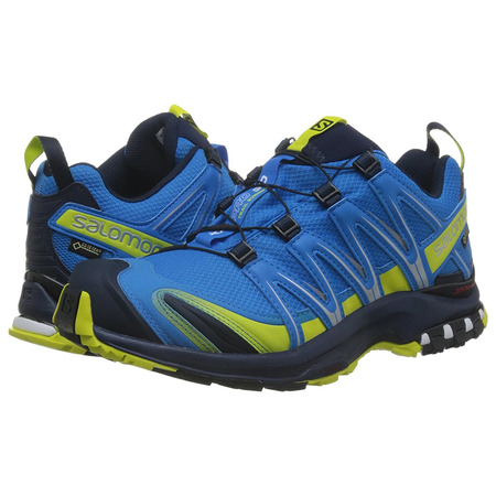 Sapato Salomon XA PRO 3D GTX Azul / Lima / Preto