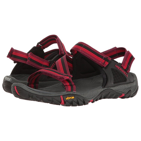 Sandalia Merrell All Out Blaze Web W Rojo / Negro