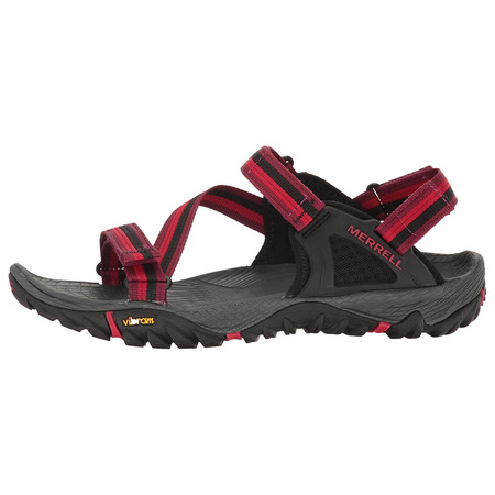 Sandalia Merrell All Out Blaze Web W Rojo / Negro