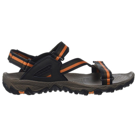Merrell All Out Blaze Web Sandal Preto / Marrom / Laranja