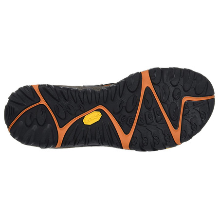 Merrell All Out Blaze Web Sandal Preto / Marrom / Laranja