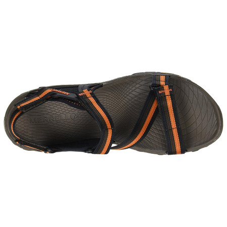 Merrell All Out Blaze Web Sandal Preto / Marrom / Laranja
