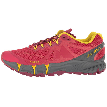Merrell Agility Peak Flex W fúcsia / sapato amarelo
