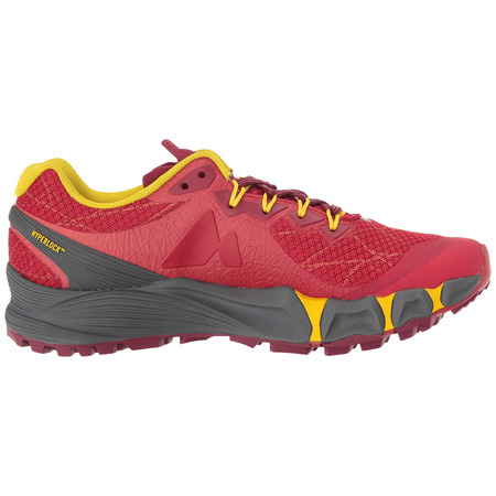 Merrell Agility Peak Flex W fúcsia / sapato amarelo