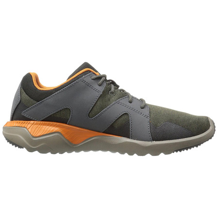 Merrell 1SIX8 Lace tênis Kaki / Gray / Orange