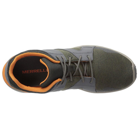 Merrell 1SIX8 Lace tênis Kaki / Gray / Orange