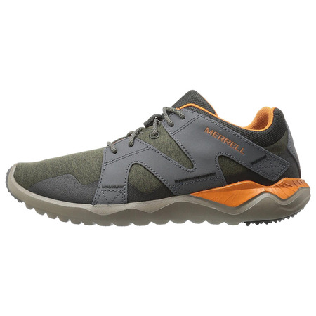 Merrell 1SIX8 Lace tênis Kaki / Gray / Orange