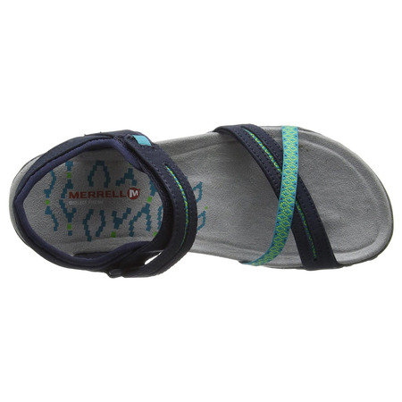 Sandalia Merrell Terran Cross II Marino / Turquesa