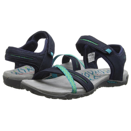 Sandalia Merrell Terran Cross II Marino / Turquesa